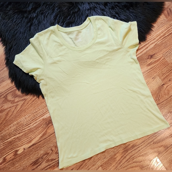 Christopher & Banks Tops - Christopher & Banks Light Lime Green Short Sleeve T-shirt Women's Size XL